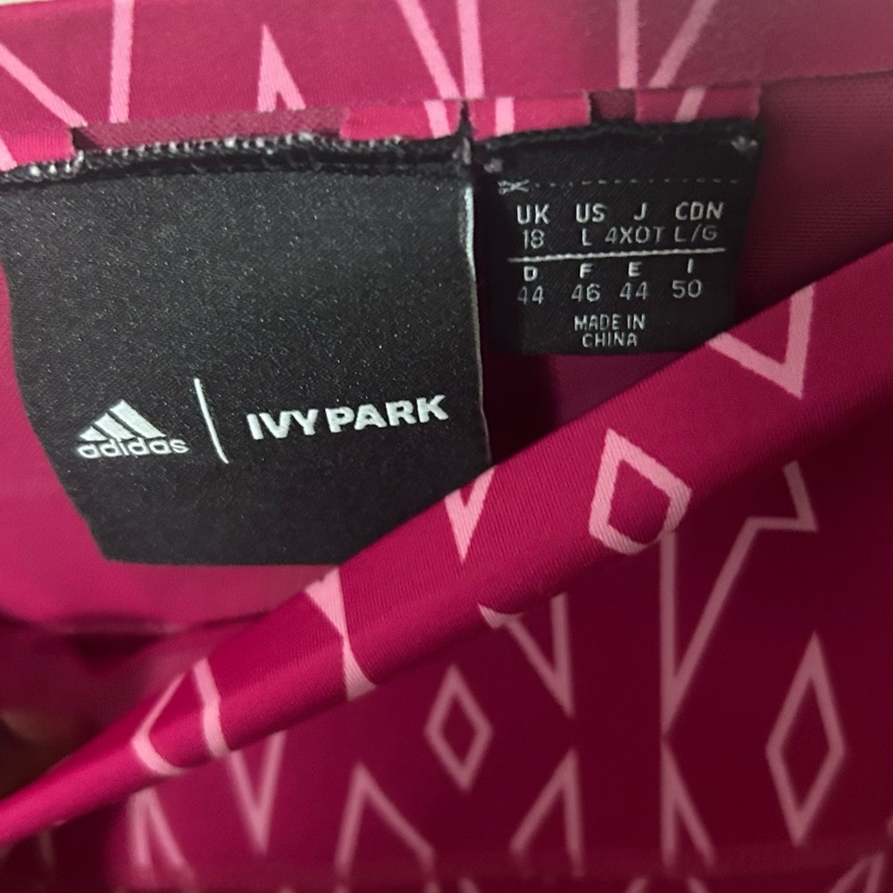 Adidas x Ivy Park Pink Monogram Tights - Picture 7 of 9